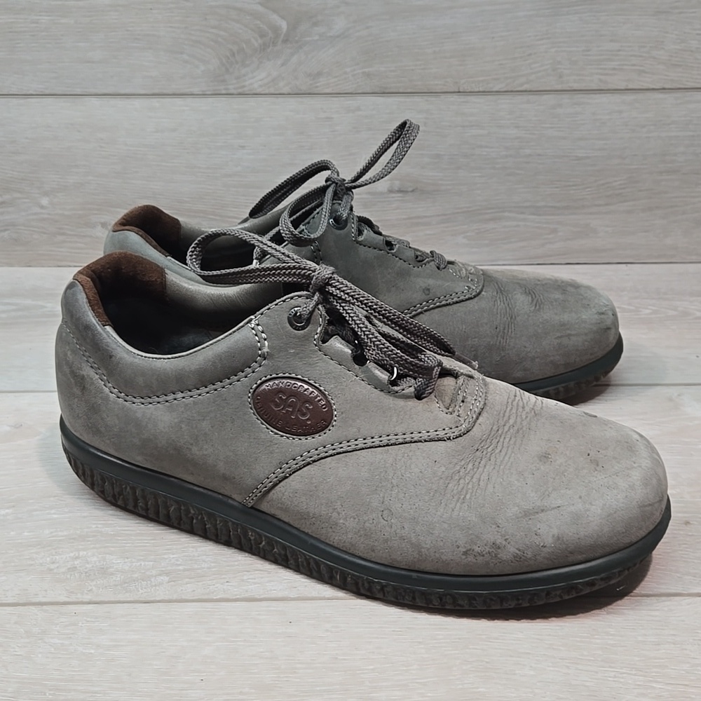 SAS Comfort Mens Leather Sneakers Shoes Sz 10.5M